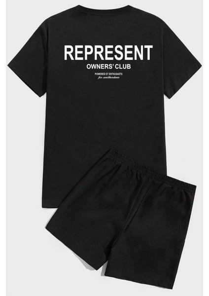 Represent Baskı Şort Takım