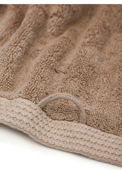 Pure Cotton 3'lü Havlu Seti Organik Pamuk Kelebek Bordürlü Nakışlı Kahve fırsatları