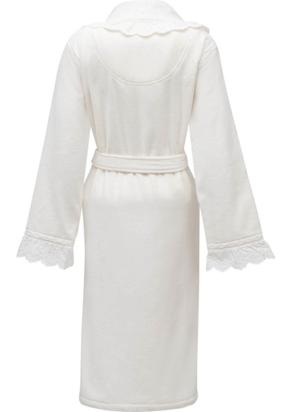 Elsa Kadın Bornoz Organik Pamuk Nakışlı Krem fiyatları