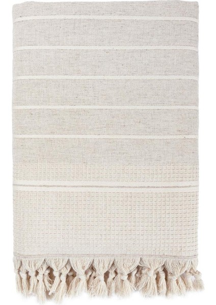 Arden Banyo Havlusu Organik Pamuk Karışımlı Kenevir Havlu Bej 70X140 cm fiyatları