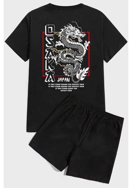 Only Trendwear Osaka Baskı Şort Takım