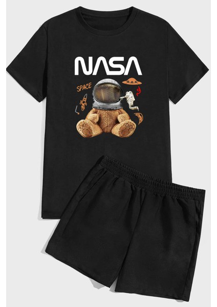 Nasabear Baskı Şort Takım