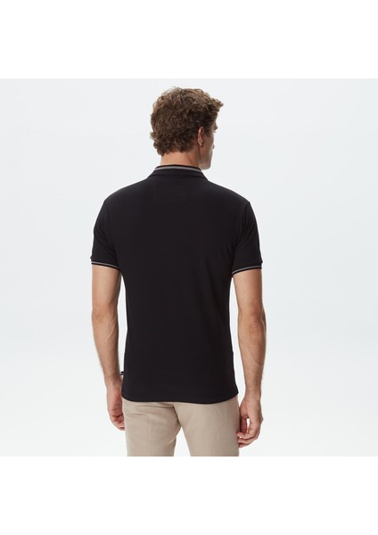 Nautıca Erkek Siyah Kısa Kollu Polo K35522T.0TB fiyatları