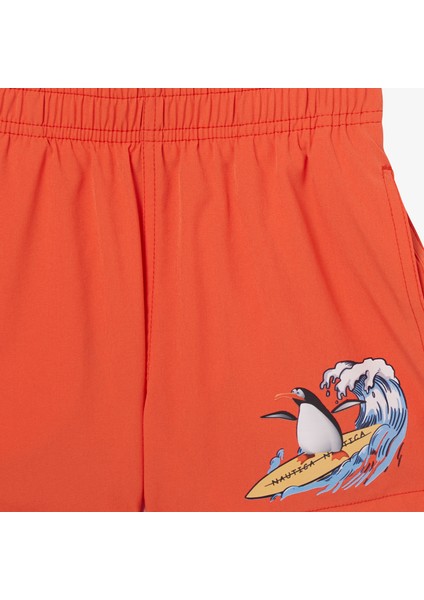 Nautıca Erkek Çocuk Turuncu Baskılı Şort Mayo TB35220T.8TR fiyatları