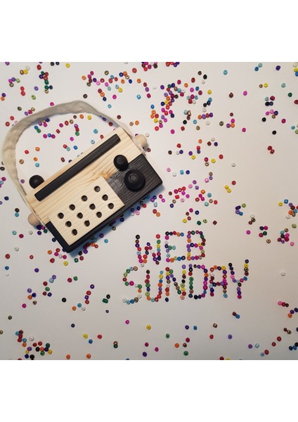 El Yapımı Ahşap Oyuncak Baby Radyo: Bebekler ve Çocuklar Için Güvenli+1 +2 +3 Yaş Hediyelik Oyuncak - Beyaz fiyatları