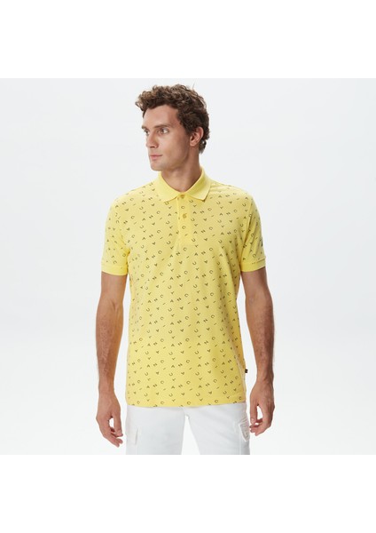 Nautıca Erkek Sarı Kısa Kollu Polo K35515T.72A