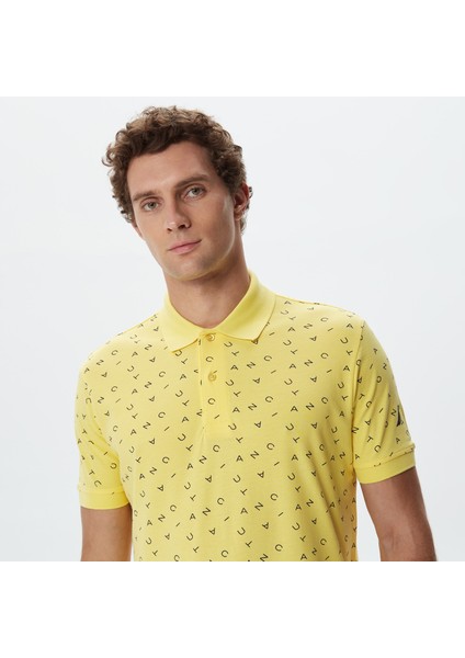Nautıca Erkek Sarı Kısa Kollu Polo K35515T.72A fırsatları