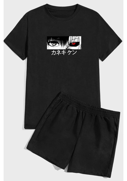 Only Trendwear Ken Kaneki Baskı Şort Takım