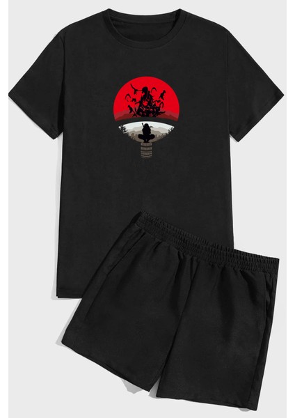 Only Trendwear Itachi Uchiha Baskı Şort Takım