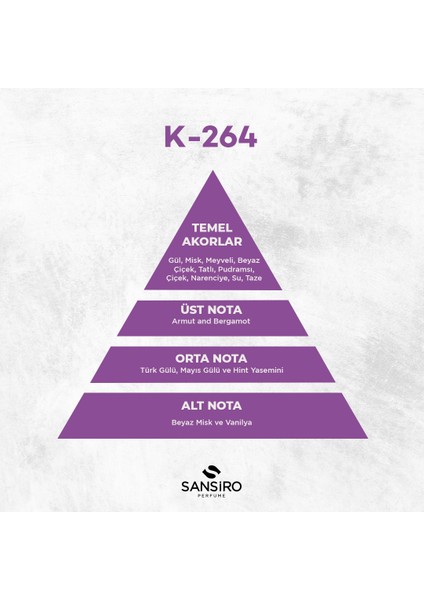 K-264 Kadın Parfüm 50ML Edp