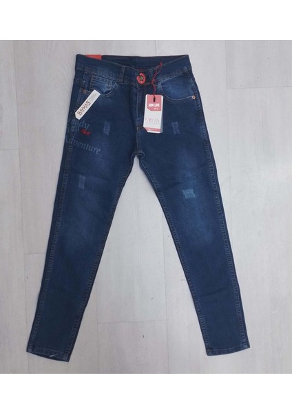 366858 Kot Pantolon 9Y,10Y,11Y,12Y - Lacivert - 8-9 Yaş