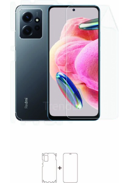 Xiaomi Redmi Note 12 Full Body Koruyucu Poliüretan Film