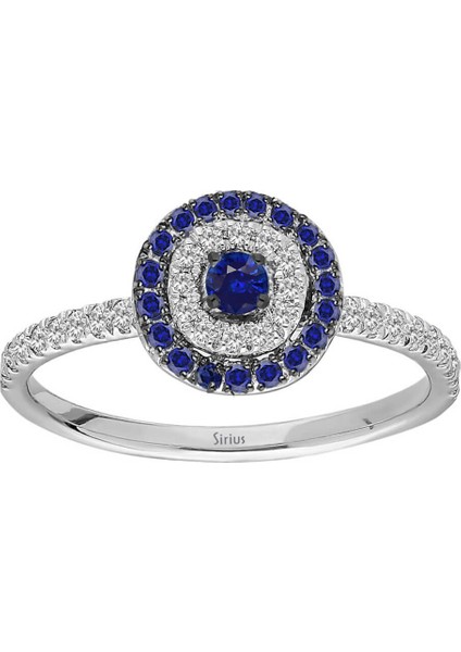 Pırlanta ve Safir Ikon Yüzük 0423R0178