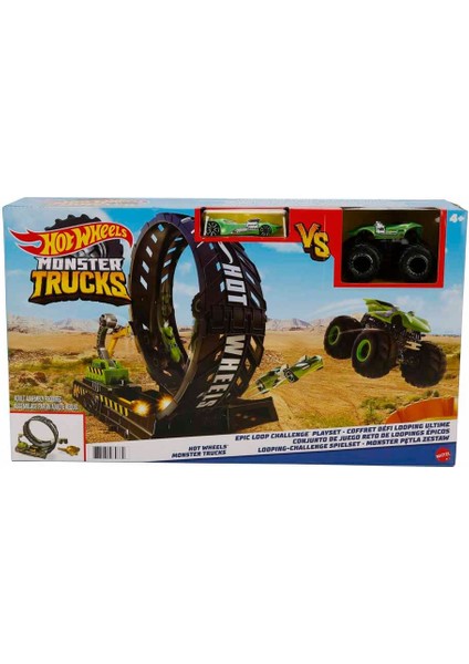 Monster Trucks Çemberde Yarış Seti HBH70