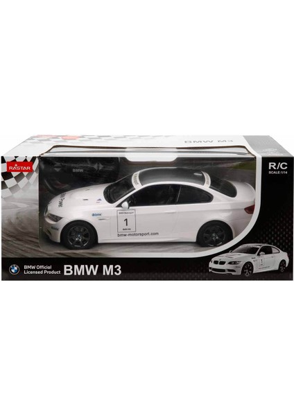 1:14 Uzaktan Kumandalı Bmw M3 Araba 32 cm - Beyaz