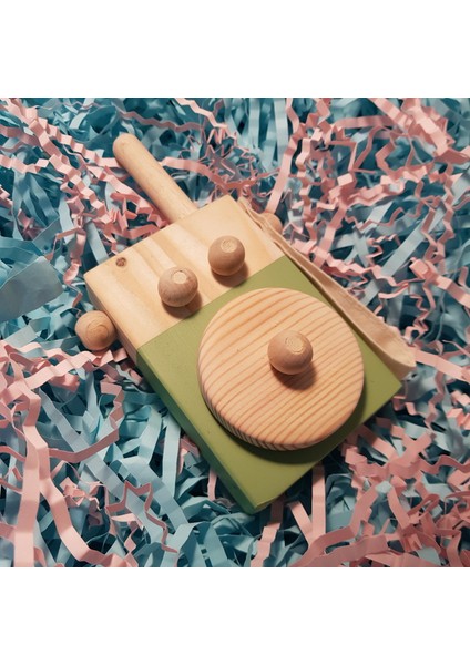 El Yapımı Ahşap Oyuncak Baby Telsiz Çocuklar Hayal Gücünü, Bebekler Için Güvenli fiyatları