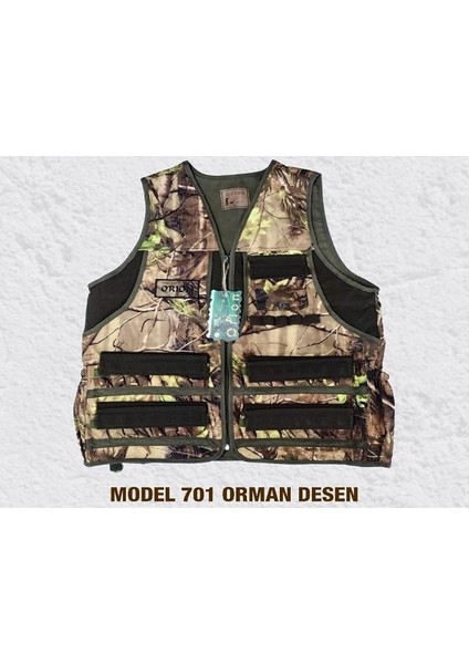 Avcı Yeleği Haki-Small