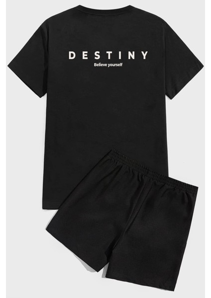 Only Trendwear Destiny Baskı Şort Takım