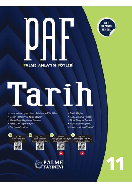 Palme Paf 11.sınıf Tarih Anlatım Föyleri