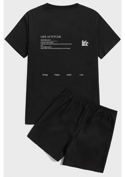 Only Trendwear Life Baskı Şort Takım