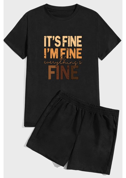 Only Trendwear Arid Fine Baskı Şort Takım