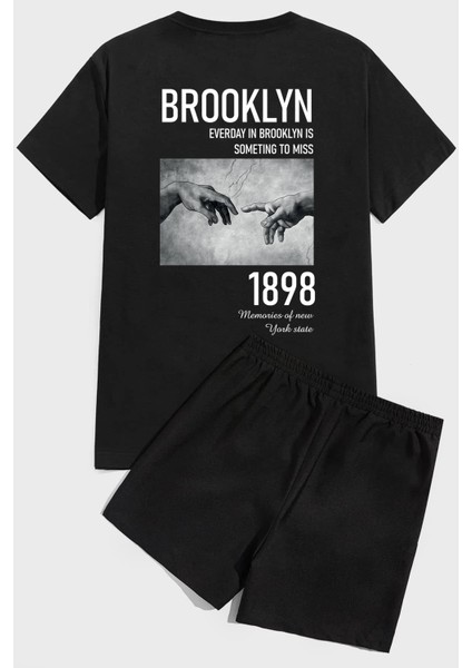 Only Trendwear 1898 Brooklyn Baskı Şort Takım