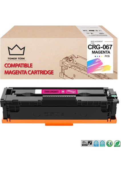 Canon CRG-067 Muadil Toner Kırmızı / LBP-631CW - LBP-633CDW - MF-651CW - MF-655CDW - MF-655CX - MF-657CDW