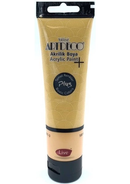 Plus Akrilik Boya 100ML Tüp Napoli Sarısı 475