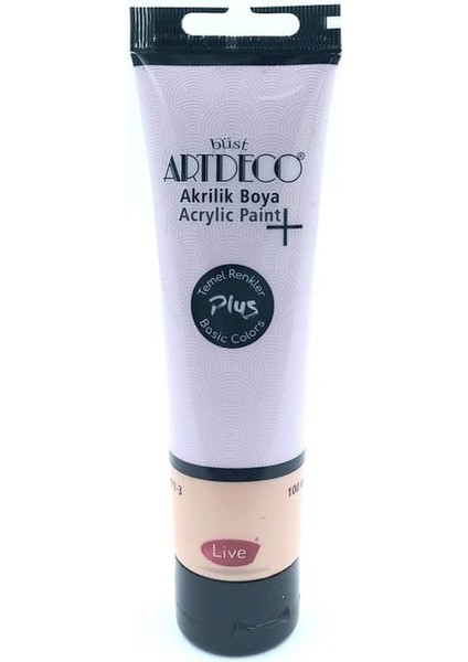 Plus Akrilik Boya 100ML Tüp Açık Mor 435