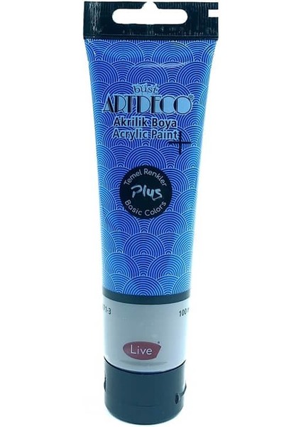 Plus Akrilik Boya 100ML Tüp Ultramarine 445