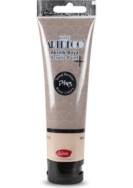 Plus Akrilik Boya 100ML Tüp Sepya 492