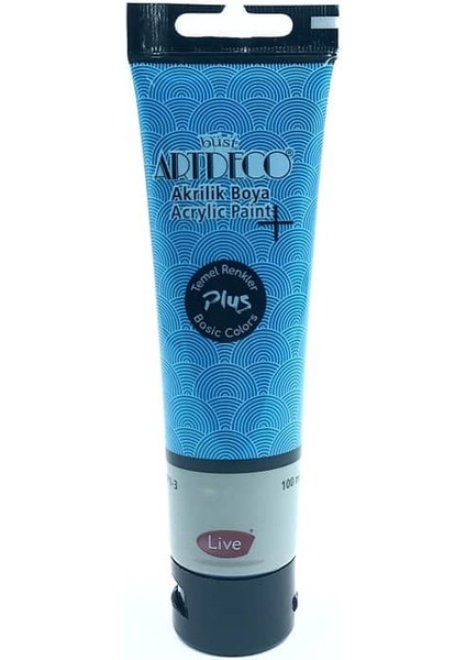 Plus Akrilik Boya 100ML Tüp Indigo 448