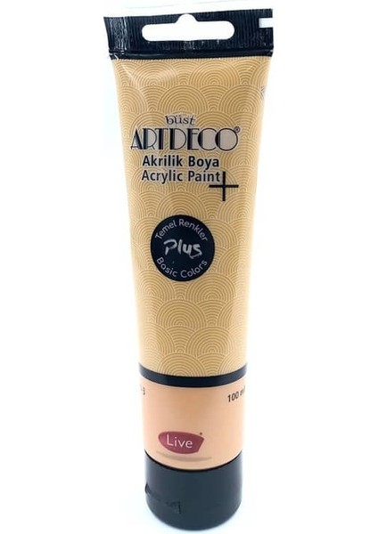 Plus Akrilik Boya 100ML Tüp Okre 480