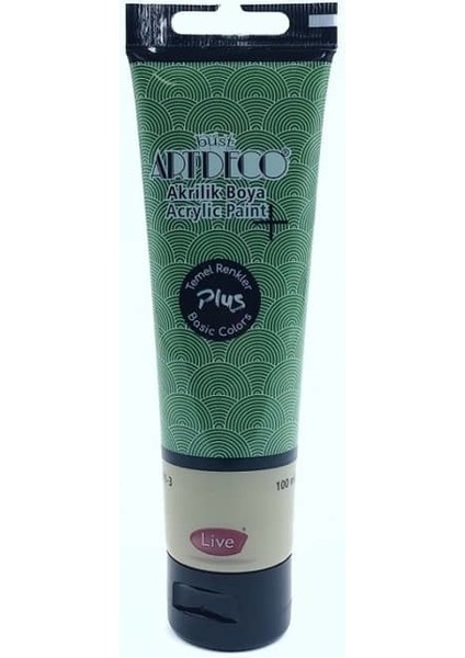 Plus Akrilik Boya 100ML Tüp Açık Yeşil 460