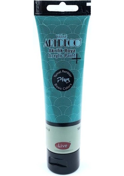 Plus Akrilik Boya 100ML Tüp Yeşil 463