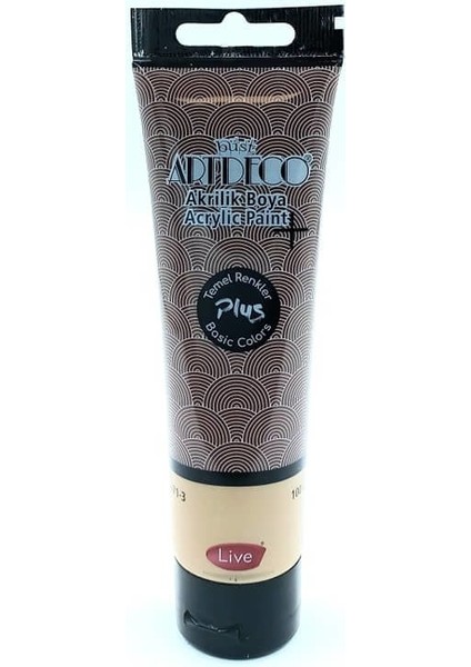 Plus Akrilik Boya 100ML Tüp Toprak Kahve 486