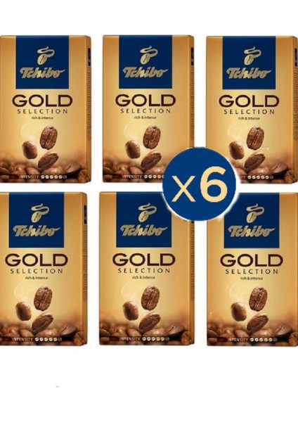 Gold Selection Öğütülmüş Filtre Kahve 6 x 250 gr 6 Adet fiyatları