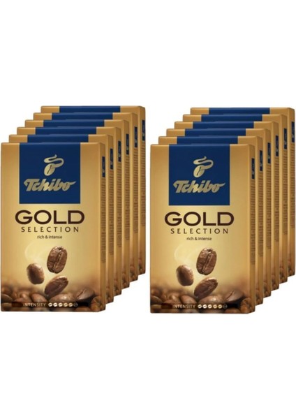 Gold Selection Öğütülmüş Filtre Kahve 12 x 250 gr 12 Adet