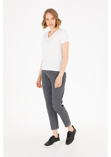 Kadın Ekru T-Shirt 50262532-VR019