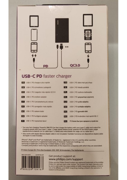 DLP6733 Pd 18W 10.000 Mah Qc 3.0 Hızlı Şarj Powerbank