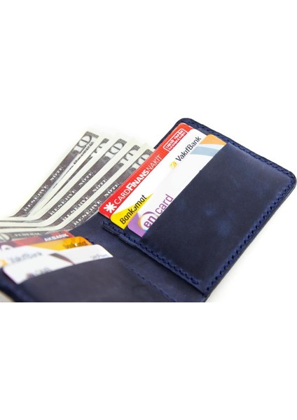 Hakiki Deriden El Yapımı Lacivert Erkek Cüzdanı | Kişiye Özel Gravür Seçeneği modelleri