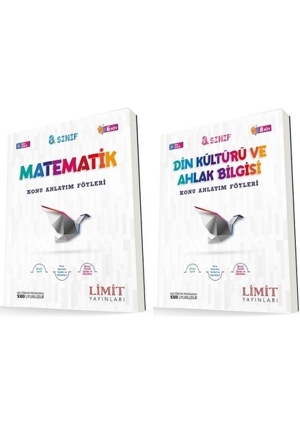 8. Sınıf Matematik - Din Konu Föyleri Seti 2 Kitap