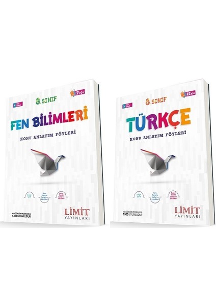 8. Sınıf Fen Bilimleri - Türkçe Konu Föyleri Seti 2 Kitap