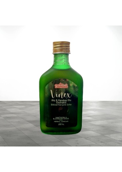 Alıç & Karabaş Otu Ekstraktlı Bitkisel Karışımlı Sirke 200 ml