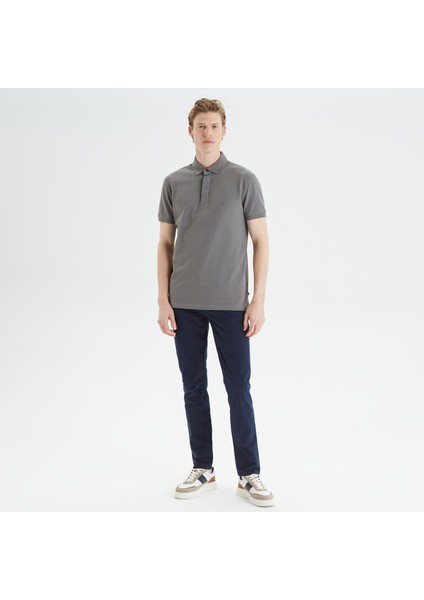Nautıca Erkek Gri Slım Fıt Kısa Kollu Polo K35062T.0ST modelleri