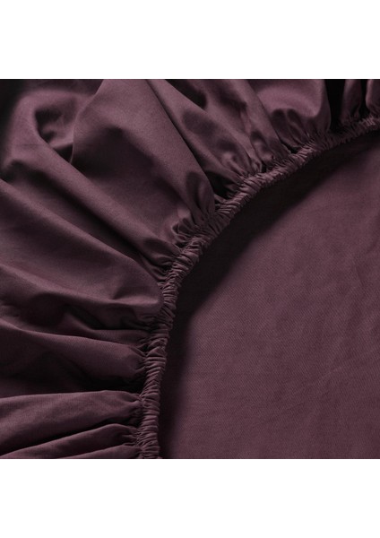 Çift Kişilik Lastikli Çarşaf Vişne Çürüğü-Bordo Renk Meridyendukkan 180X200 cm Pamuk modelleri