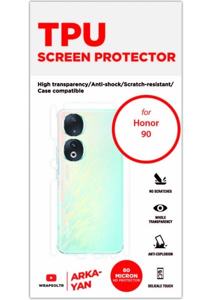 Honor 90 Tpu Arka Yan Koruyucu Film