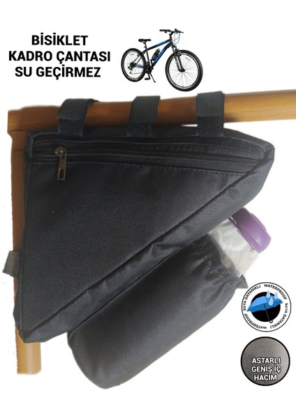 Bisiklet Kadro Çantası Su Geçirmez