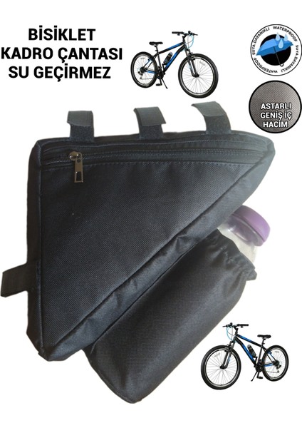 Bisiklet Kadro Çantası Su Geçirmez modelleri