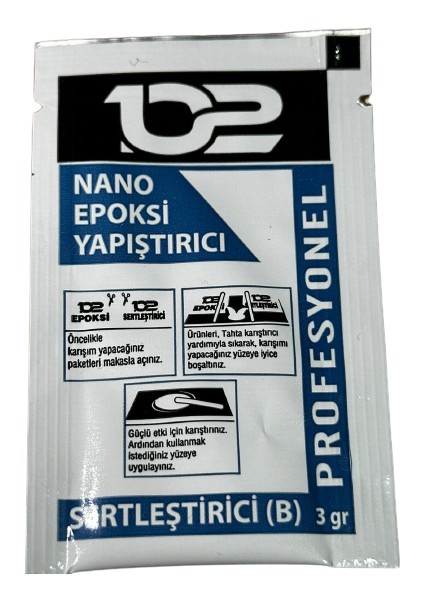 102 Nano Epoksi Bor Karbür Katkılı Yapıştırıcı 25'li Kullanım modelleri